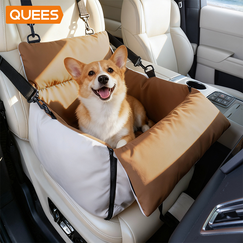 QUEES คอกสัตว์เลี้ยง กรงสัตว์เลี้ยง ที่นอนสุนัขพกพา ที่นอนแมว คอกแมว กันน้ำ หลายชั้น การท่องเที่ยว