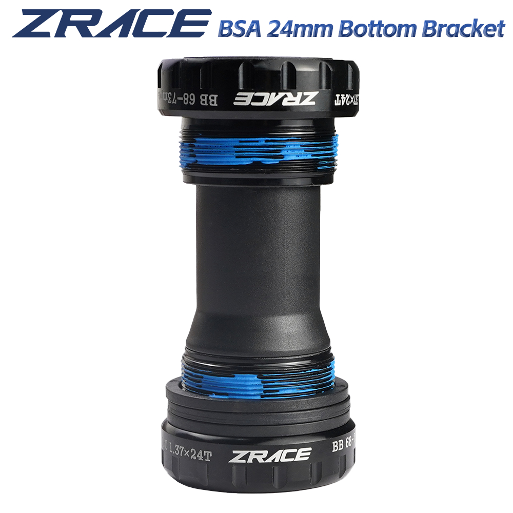 บอททอมแบริ่ง ZRACE BSA 24mm CNC | เปลี่ยนแทน BB51/BB52/BB70/BB83 | ใช้กับข้อเหวี่ยง SM 24mm ทุกรุ่น | อะลูมิเนียม เบา แข็งแรง