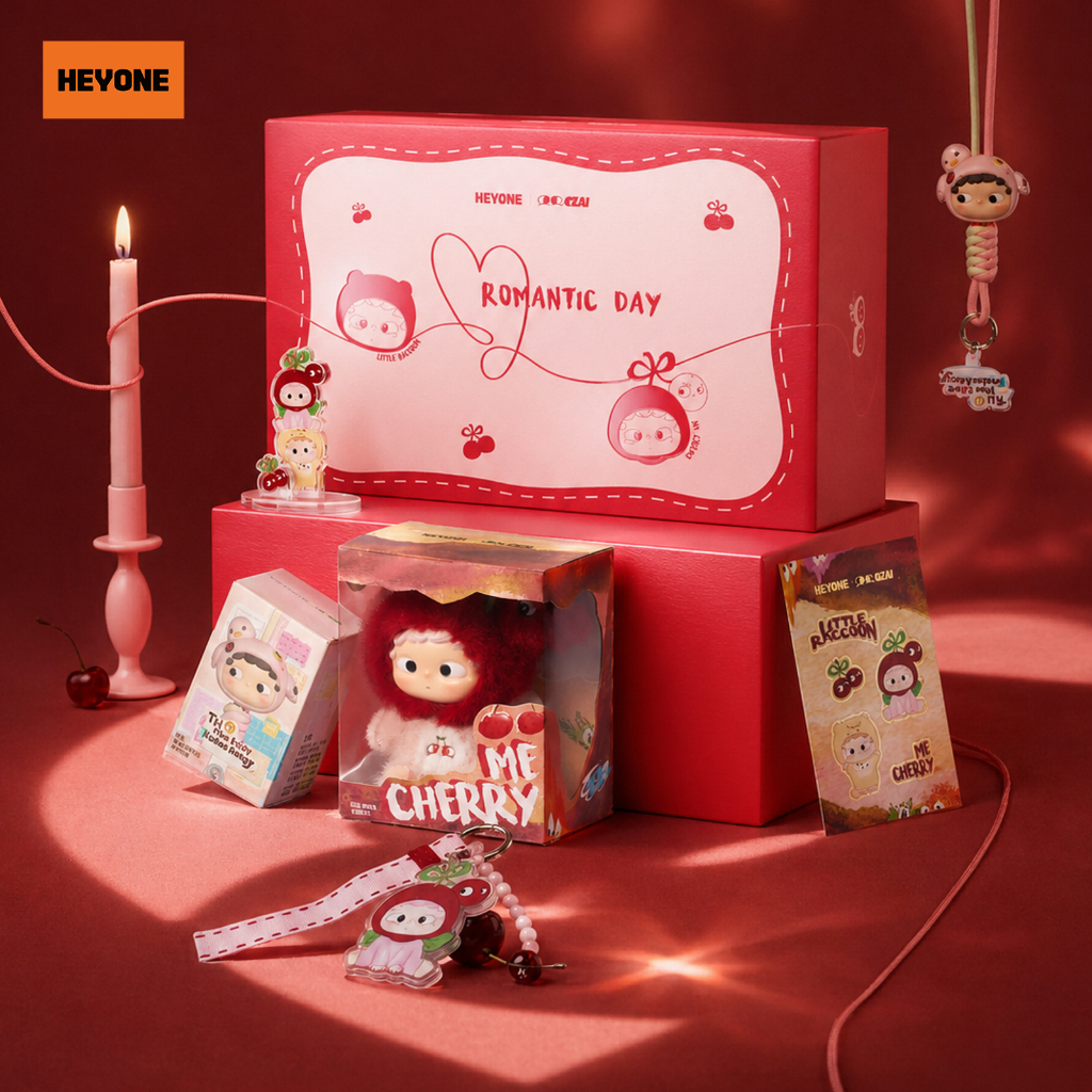 Heyone OZAI-Romantic Day - Cherry Me Action Figure กล่องของขวัญรุ่นลิมิเต็ดเอดิชั่นของ  Limited Edition