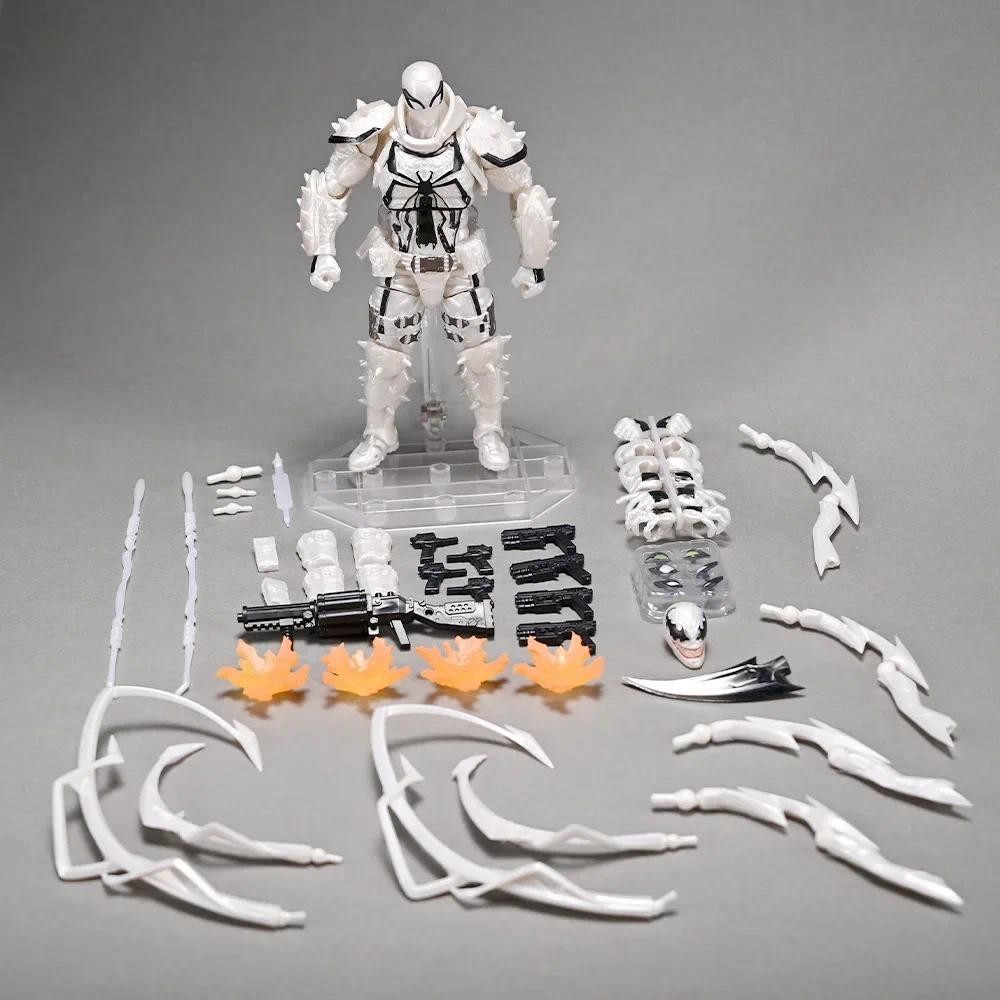 Ct ของเล่นรูปการกระทํา Spiderman Anime Figures Agent Anti-Venom Shf Amazing Yamaguchi Spider-Man