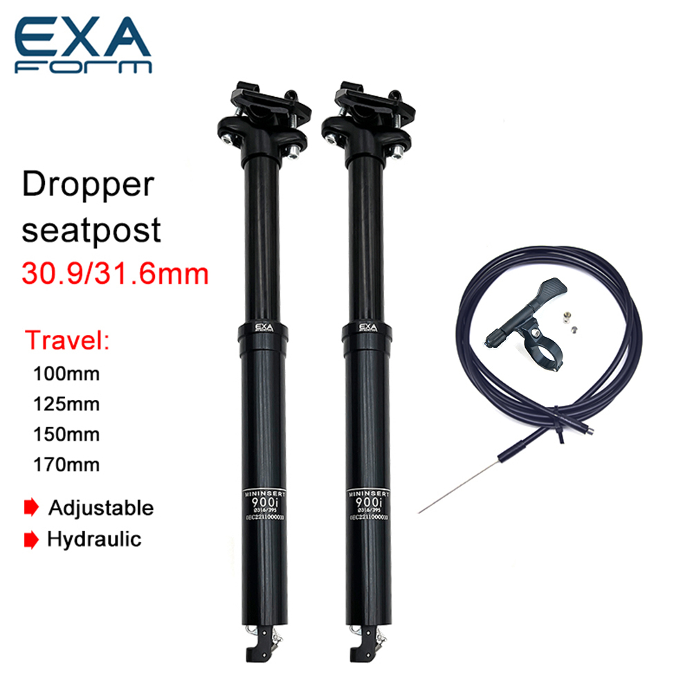 KS EXA จาก 900i Kindshock Dropper โพสต์สายควบคุมภายใน Roouting Lift Dropper Seatpost mtb 30.9/31.6 ม