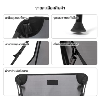 Gooutspringhill Artemis เก้าอี้ตาข่ายแบบพกพากลางแจ้ง Camping เก้าอี้พับ Ultralight Lazy เก้าอี้ชายหาดตกปลา