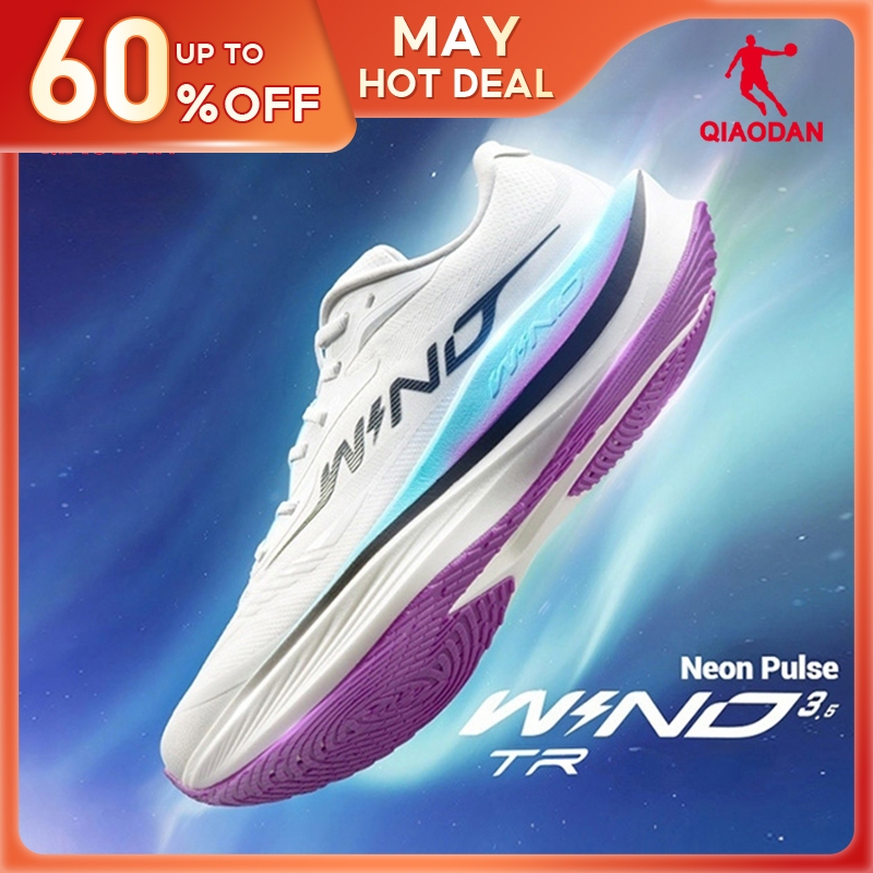 Qiaodan WIND 3.5 TR ผู้ชายฤดูหนาวใหม่มาถึงรองเท้าวิ่งการฝึกอบรม Shock ดูดซับ Anti Slip QDB023254297