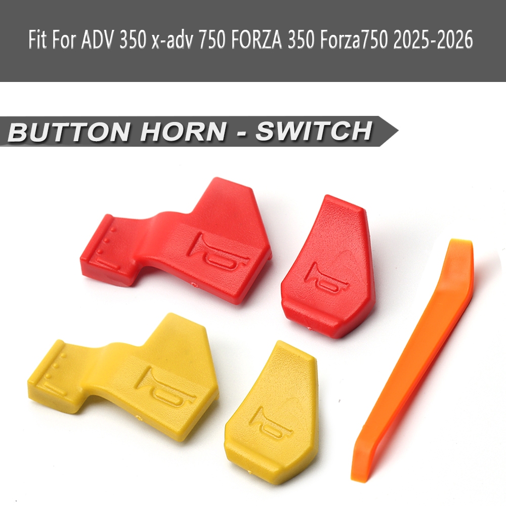 รถจักรยานยนต์ลําโพงปุ่มฮอร์นสวิทช์เสริม Extender Fit สําหรับ ADV 350 x-adv 750 FORZA 350 Forza750 2025-2026