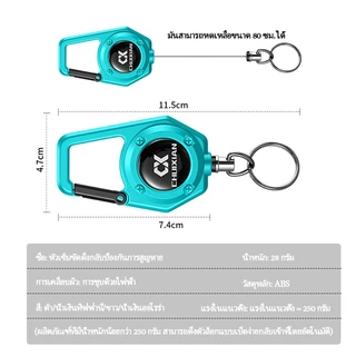ชุดกรรไกรตัดสายตกปลา + สายยืดกันหาย ตัดสาย PE พกง่าย เหมาะกับกล่องเหยื่อและกระเป๋าตกปลา