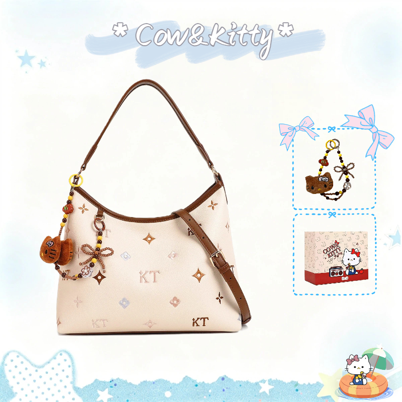 กระเป๋า Cow&Kitty สีฝรั่งเศส แบบสะพายข้าง อเนกประสงค์ เหมาะสำหรับเดินทางและใช้ในชีวิตประจำวัน
