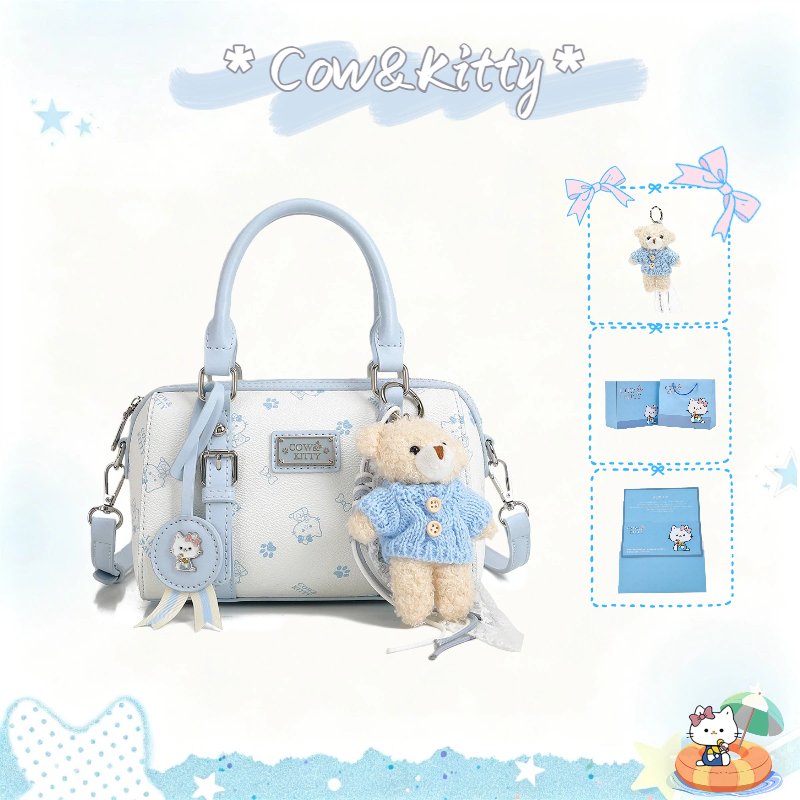 กระเป๋าบอสตันสำหรับผู้หญิง Cow&Kitty ดีไซน์น่ารักหลากสไตล์ เหมาะทำของขวัญในเทศกาลสำคัญ