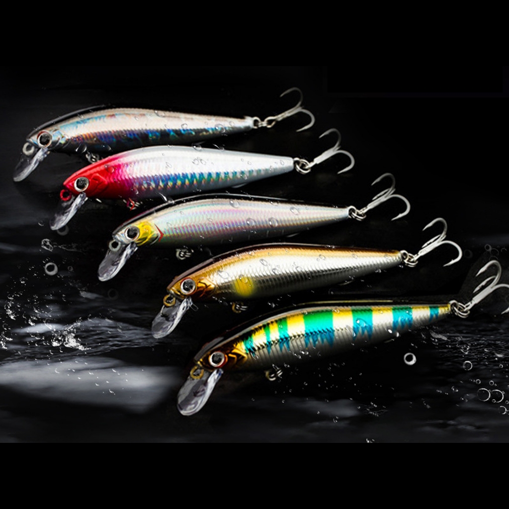 Sinking Minnow Lure เหยื่อเลียนแบบดินสอเหยื่อตกปลา Suspending เหยื่อ Minnow หล่อยาวพิเศษ