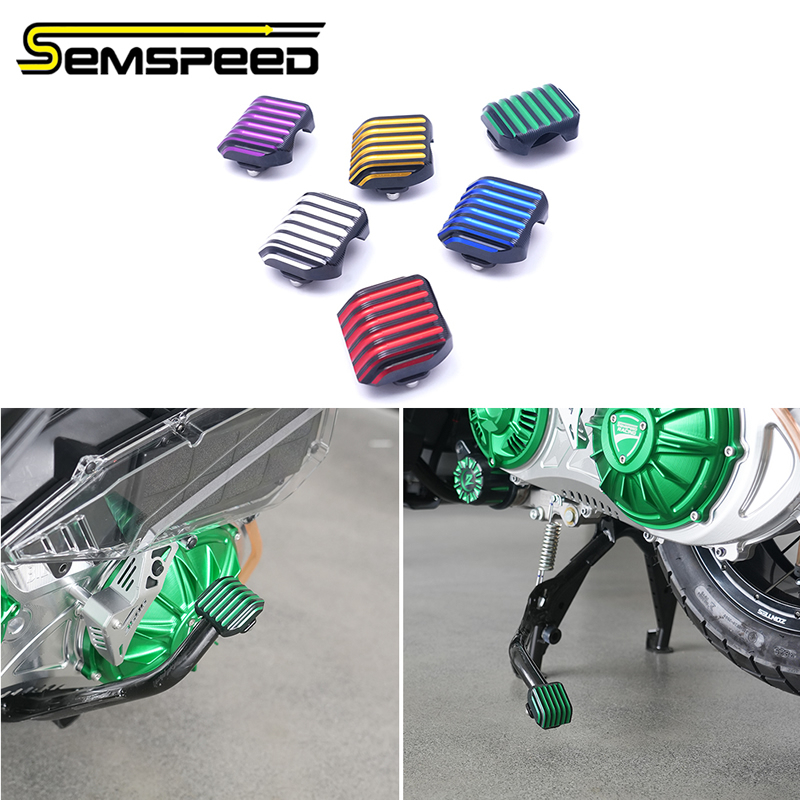 SEMSPEED สําหรับ Zontes 368 368G 368E 368D รถจักรยานยนต์ขาตั้งรองเท้า Extension Pad Kickstand ขยาย