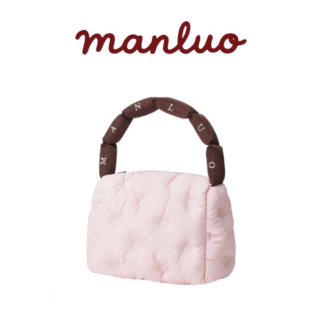MANLUO Puffer Bag กระเป๋าเดินเล่น  กันน้ำ สบายน่ารัก ใช้ประจำวัน สำหรับผู้หญิง