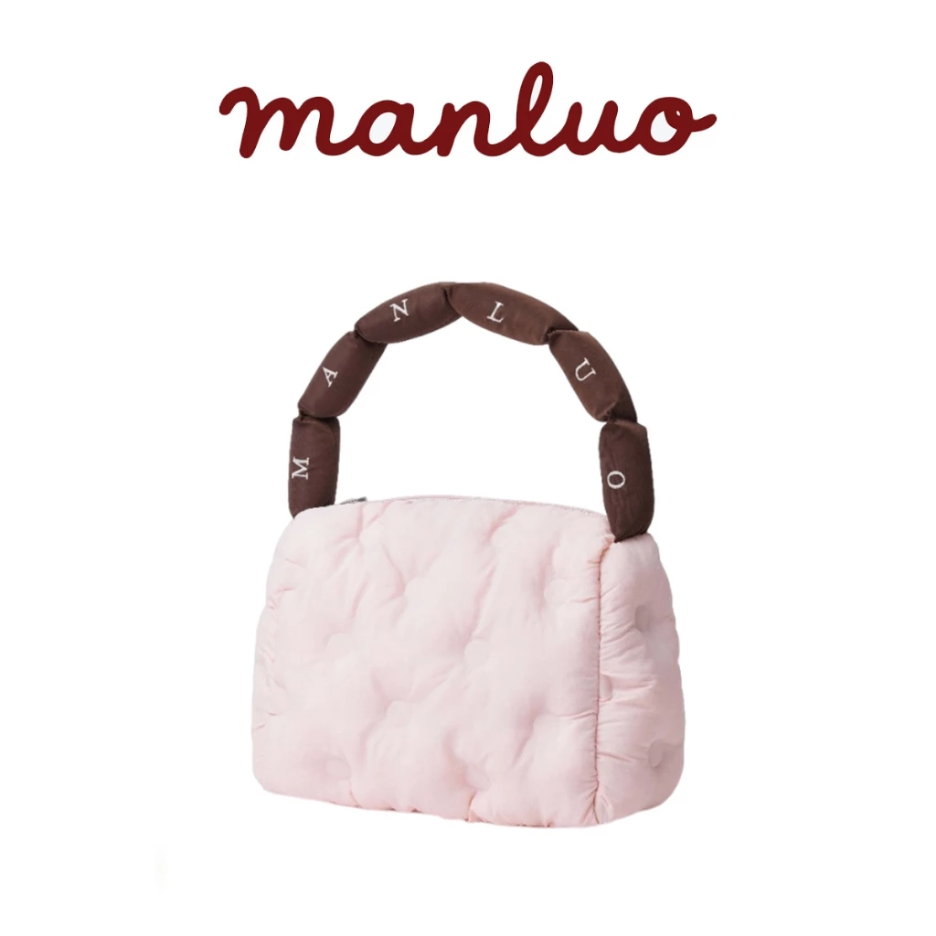 MANLUO Puffer Bag กระเป๋าเดินเล่น กันน้ำ สบายน่ารัก ใช้ประจำวัน สำหรับผู้หญิง