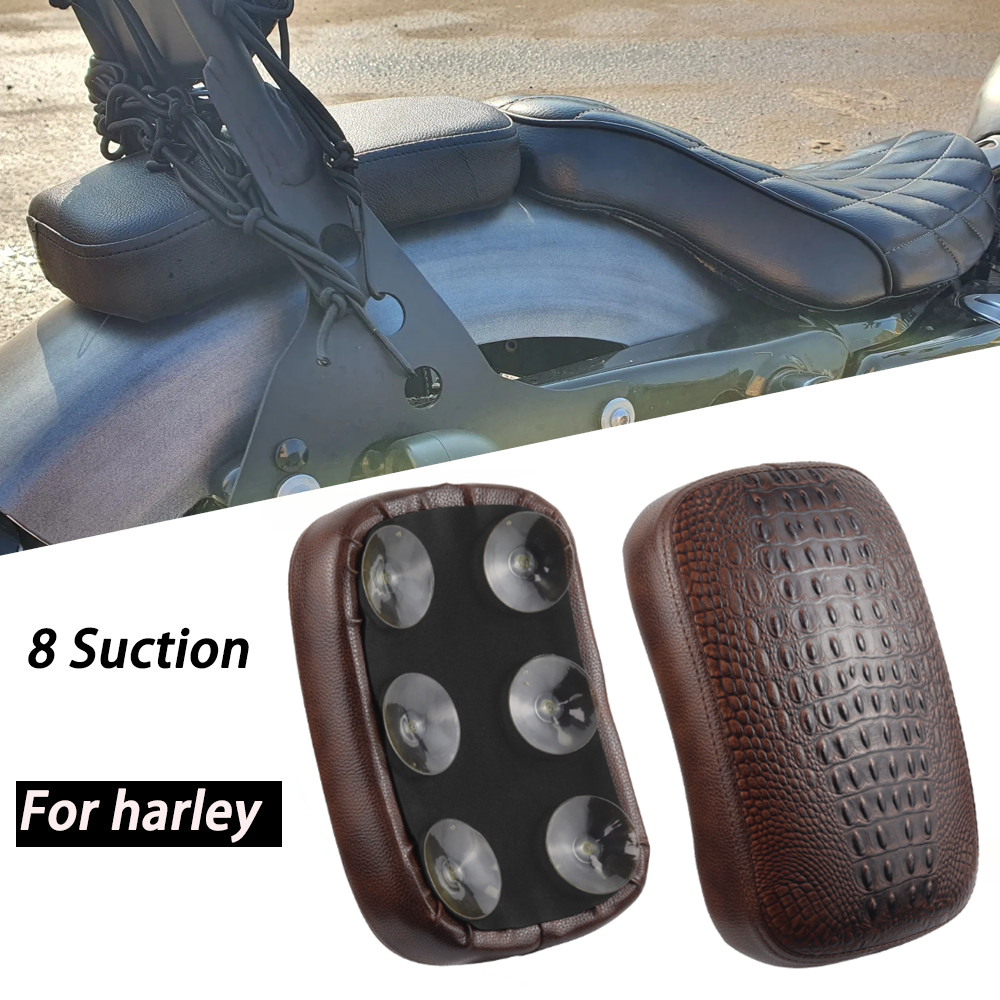 เบาะนั่งด้านหลัง Pillion Pad Motorcycl เบาะนั่งผู้โดยสารสําหรับ Harley Sportster XL883 XL1200 Touring XL Dyna Custom Chopper