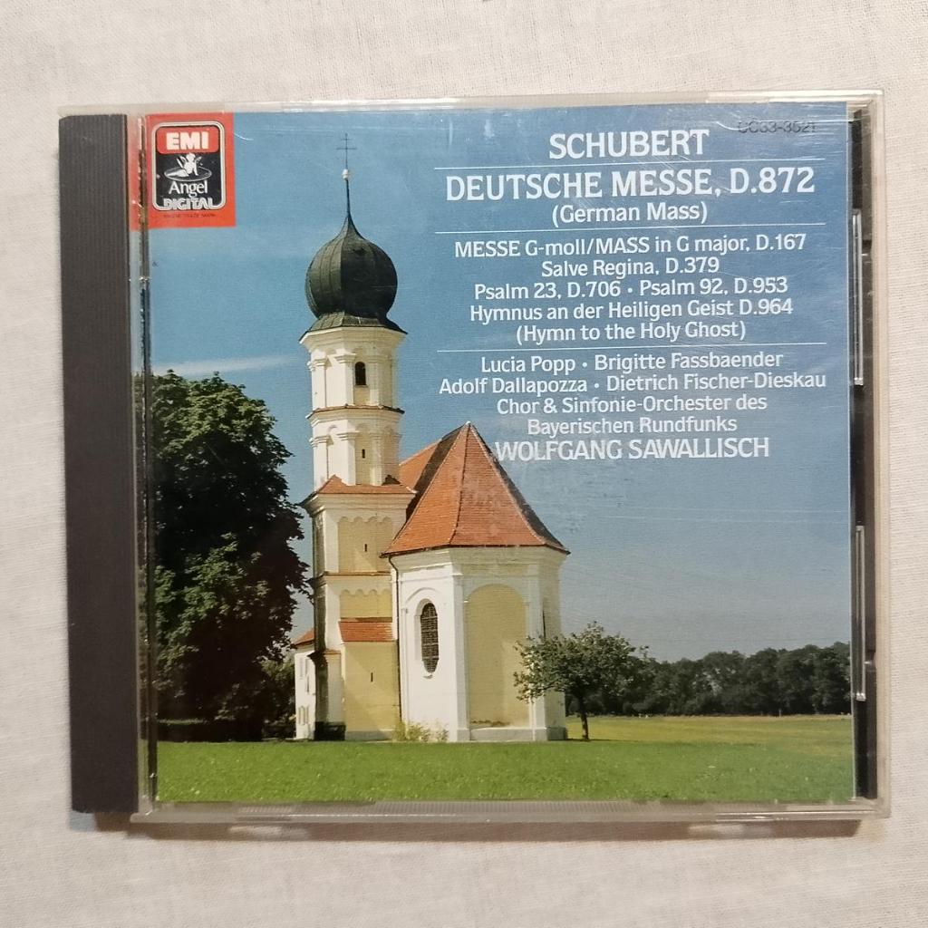 Schubert: อัลบั้มซีดี Mass/Wolfgang Sawallisch เยอรมัน