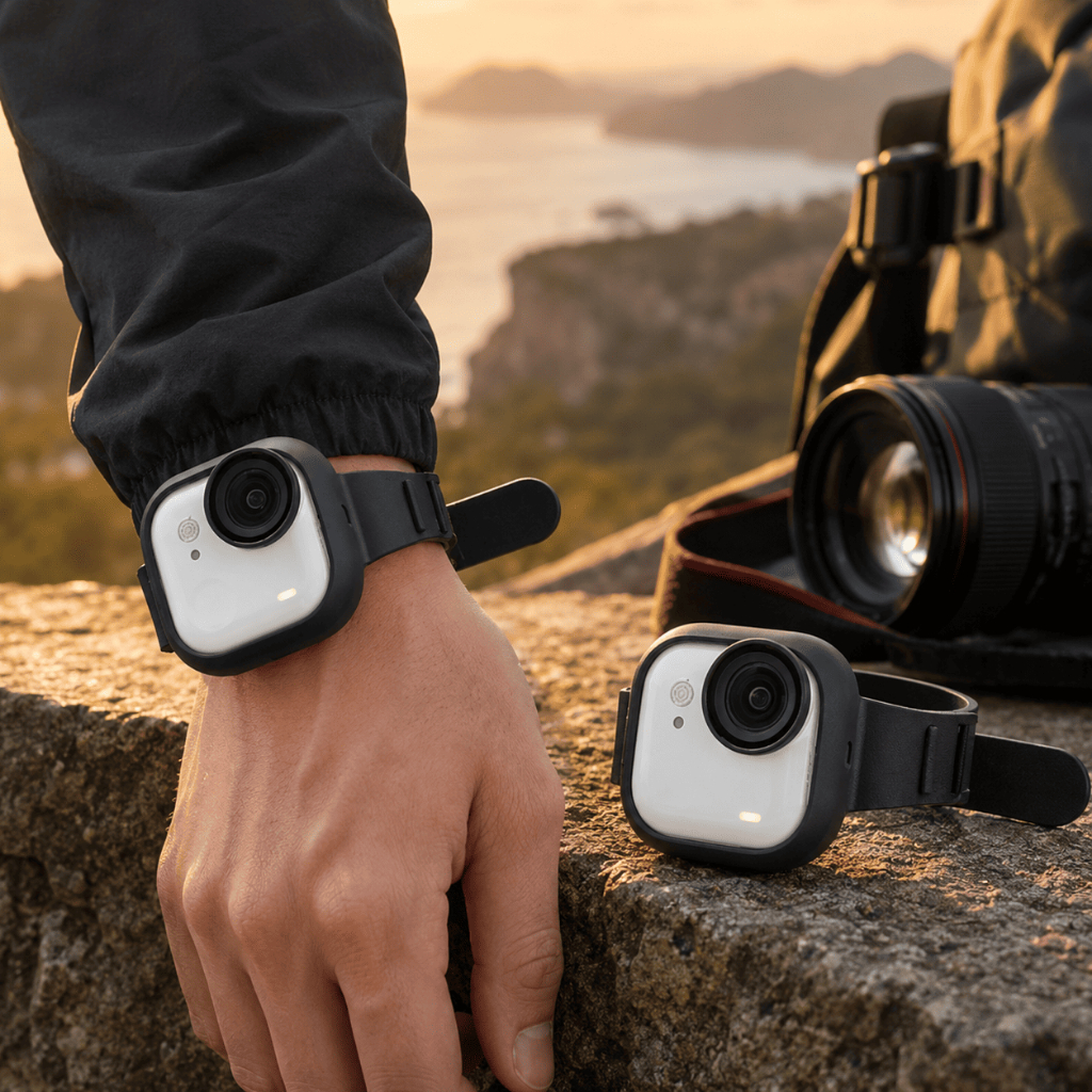 Insta360 GO Ultra สายรัดข้อมือ Mount ซิลิโคนผู้ถือปรับสวมใส่กล้อง Band