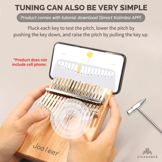 Jooleer Kalimba คาลิมบาอัจฉริยะ 17 คีย์/ 21 แอพพลิเคชั่นคาลิมบา คีย์ เกมดนตรีสนุกๆ เล่นง่าย เหมาะสำหรับผู้ใหญ่และเด็ก