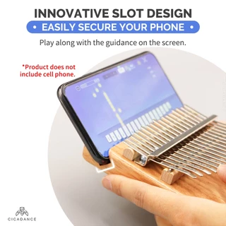 Jooleer Kalimba คาลิมบาอัจฉริยะ 17 คีย์/ 21 แอพพลิเคชั่นคาลิมบา คีย์ เกมดนตรีสนุกๆ เล่นง่าย เหมาะสำหรับผู้ใหญ่และเด็ก