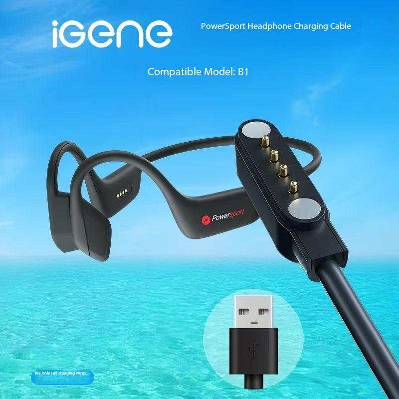 7.62 มม. 2p/4p Magnetic Charger Dock USB Fo smartgalss ชุดหูฟังบลูทูธ Magnetic Absorption Charger สาย