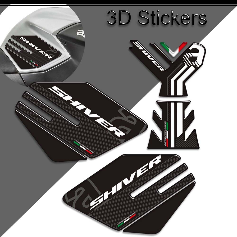 สําหรับ Aprilia SL 750 900 Shiver รถจักรยานยนต์ถัง Pad TankPad Grips แก๊สการใช้น้ํามันชุดเข่าสติกเกอ