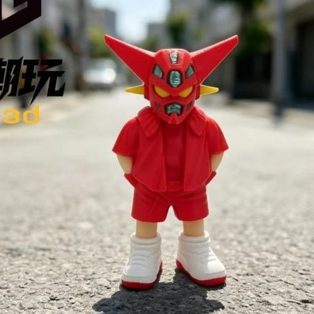Super Robot Mobile Suit Gundam Gaita 3D Printing Urban Casual Style Figure Model Desktop Decorative