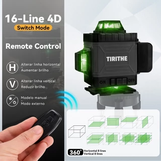 TIRITHE 16 Lines 4D ระดับเลเซอร์สีเขียว