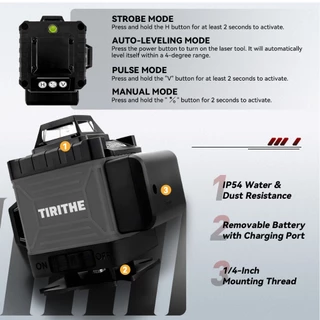 TIRITHE 16 Lines 4D ระดับเลเซอร์สีเขียว