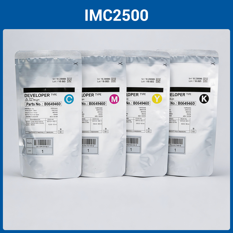 CMYK Developer สําหรับ Ricoh IMC2000/IMC2500/MC2000/MC2001 Ricoh ญี่ปุ่นคุณภาพสูง พัฒนา