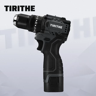 TIRITHE สว่านไร้สายไร้แปรงถ่าน 16V 10 มม. น้ําหนักเบาและทรงพลังสําหรับ DIY และมืออาชีพ
