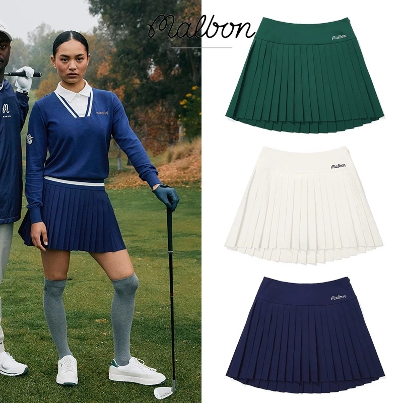 ฤดูร้อนเสื้อผ้ากอล์ฟสไตล์ใหม่-กระโปรงสั้นผู้หญิงนุ่มสบายอเนกประสงค์ป้องกันการเปลือยกระโปรงสั้นกีฬาแฟชั่นและอเนกประสงค์คุณภาพสูง
