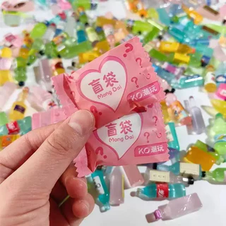 20ชิ้นน่ารักมินิจําลองอาหารขวดตาบอดกระเป๋าของเล่น/เดาสุ่มรุ่นของเล่น(ของขวัญเด็ก)