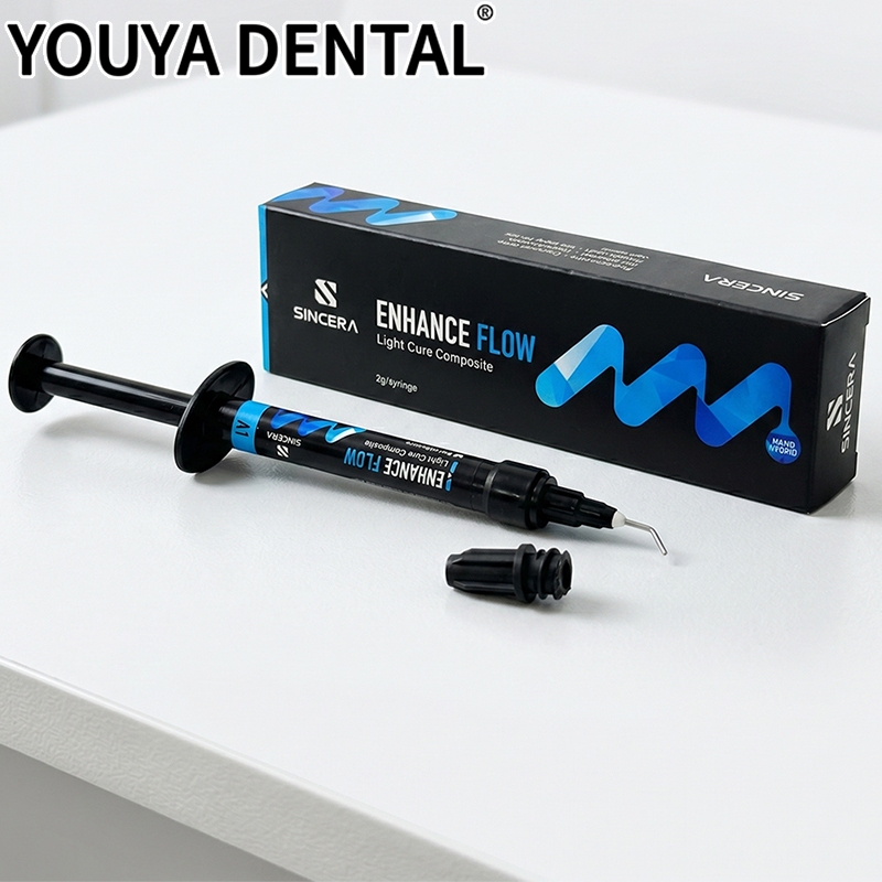 1 ชิ้น 2 กรัมทันตกรรมเรซิน Light-Curable คอมโพสิต Flowable วัสดุเรซินของเหลว
