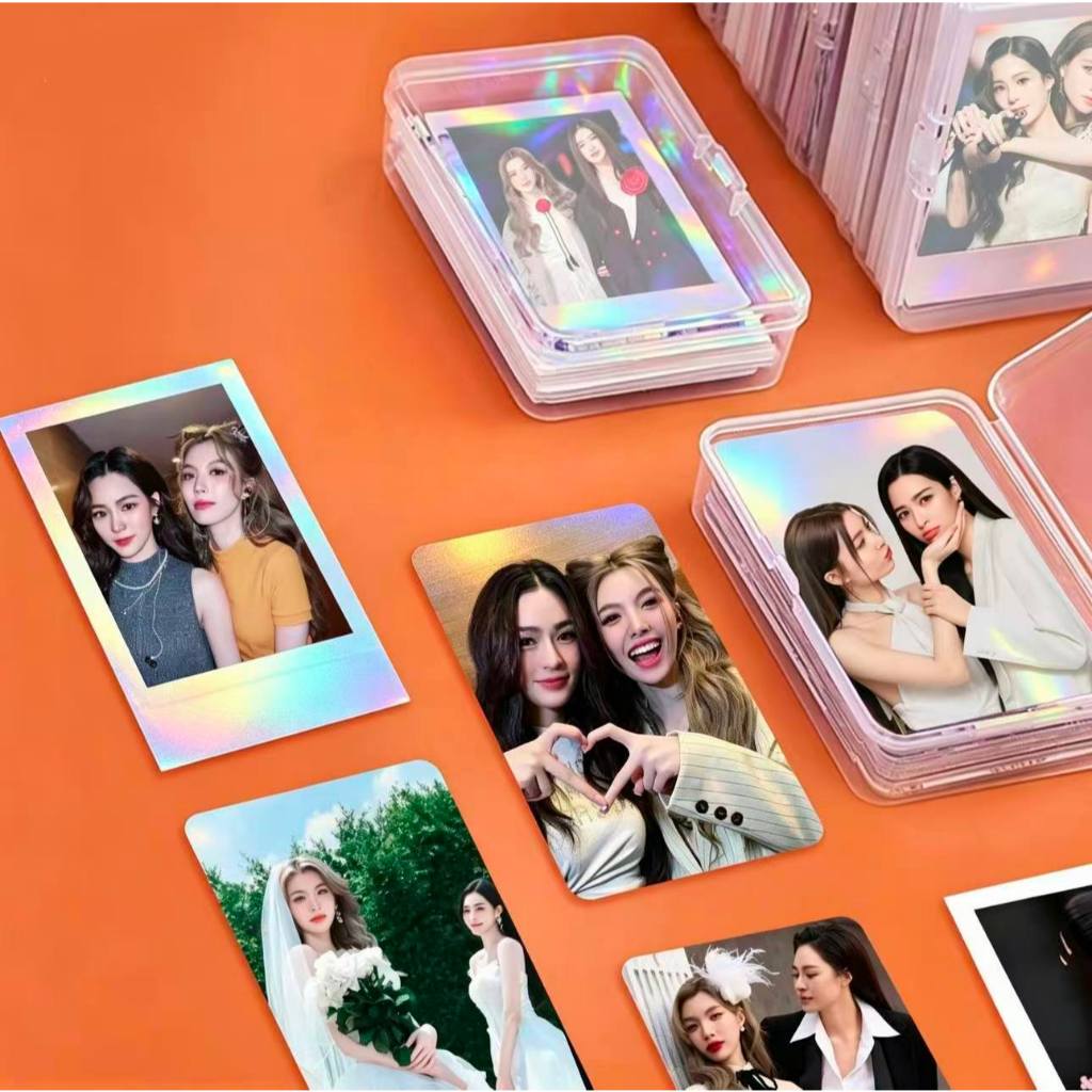 55 แผ่นสุ่ม Lingorm การ์ดน้อย Taixing Photo Our Secret Storage Box Card Set