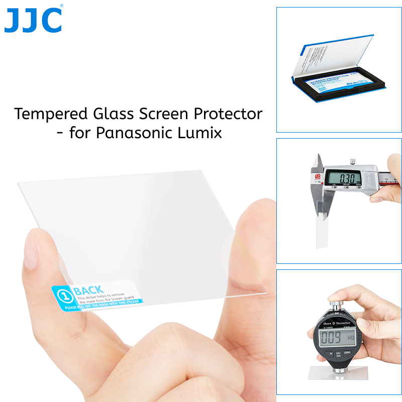JJC ป้องกันหน้าจอกระจกนิรภัยคอลเลกชันสําหรับ Panasonic Lumix TZ99 ZS99 TZ90 ZS70 FZ85 TZ85 S9 S5II S
