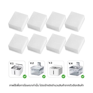 ฟองน้ำปั๊ม สำหรับน้ำพุสัตว์เลี้ยง อุปกรณ์น้ำพุแมว อุปกรณ์เสริมที่ให้น้ำสำหรับสัตว์เลี้ยง สำลีกรองปั้มน้ำ กรองสิ่งสกปรกในเพื่อให้สะอาด 3/6/9/12 ชิ้น