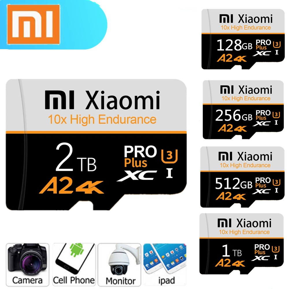 การ์ดหน่วยความจํา 1TB 512GB 256GB 128GB Class10 Mini TF Card U3 SD Card สําหรับโทรศัพท์มือถืออุปกรณ์ยานยนต์คอมพิวเตอร์ Drone