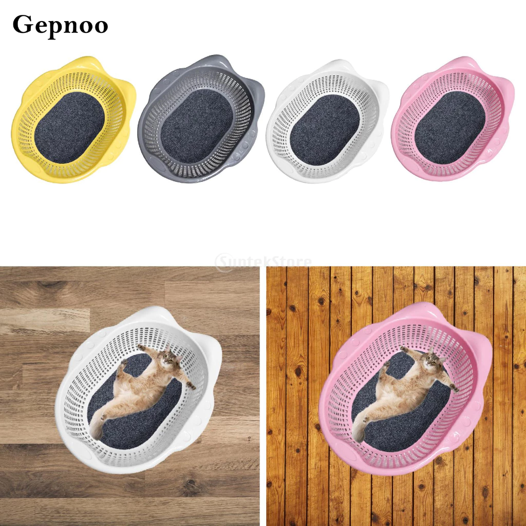 Gepnoo ผ้าคลุมที่นอนแมวที่ทนทานและนุ่มสบาย ที่นอนแมวแบบนอนเล่น ตะกร้าสำหรับสัตว์เลี้ยง เหมาะสำหรับลูกสุนัขและสุนัขขนาดเล็ก Cat Lounge Chair