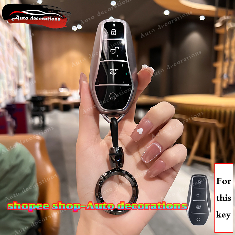 Byd Dolphin กุญแจรถเหมาะสําหรับ BYD M6 shark Atto2 Atto3 Seal M6 shark 6 sealion 5/6/7 พวงกุญแจ