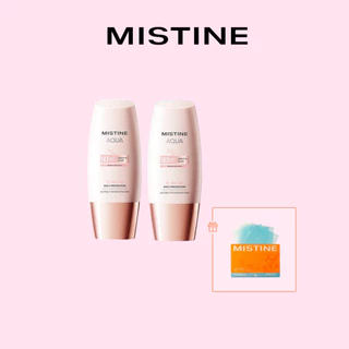 【LIVE EXCLUSIVE】 MISTINE HOT COMBO TONE UP SUNSCREEN SPF50+ PA++++ 40ML 60ML กันแดดหน้าสด'ผิวสวยจบในหลอดเดียว สัมผัสซ่าน้ํา'สดชื่นเซตฟิล์มไว เนื้อสัมผัสแบบน้ํา เกลี่ยงสัมผัสฉ่าน้ํา สดชินเซตฟิล์มไวาย