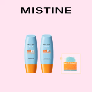 【LIVE EXCLUSIVE】 MISTINE HOT COMBO TONE UP SUNSCREEN SPF50+ PA++++ 40ML 60ML กันแดดหน้าสด'ผิวสวยจบในหลอดเดียว สัมผัสซ่าน้ํา'สดชื่นเซตฟิล์มไว เนื้อสัมผัสแบบน้ํา เกลี่ยงสัมผัสฉ่าน้ํา สดชินเซตฟิล์มไวาย