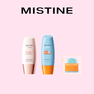 【LIVE EXCLUSIVE】 MISTINE HOT COMBO TONE UP SUNSCREEN SPF50+ PA++++ 40ML 60ML กันแดดหน้าสด'ผิวสวยจบในหลอดเดียว สัมผัสซ่าน้ํา'สดชื่นเซตฟิล์มไว เนื้อสัมผัสแบบน้ํา เกลี่ยงสัมผัสฉ่าน้ํา สดชินเซตฟิล์มไวาย