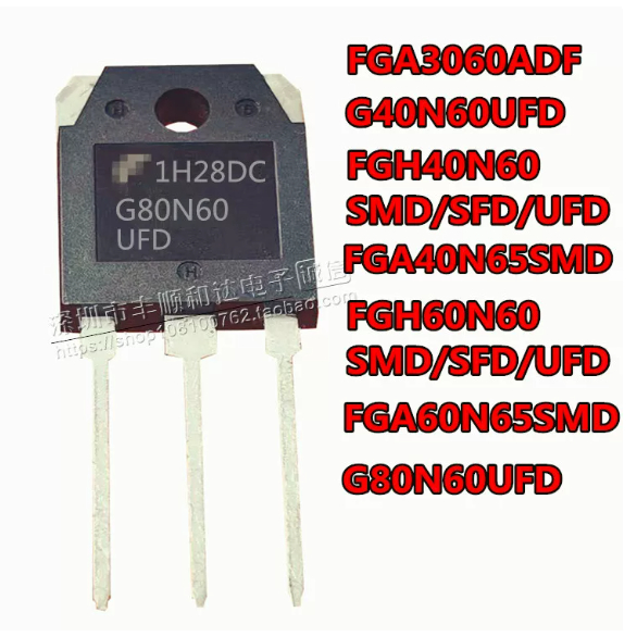 5PCS ยี่ห้อใหม่ FGA 40N/60N65SMD FGH 40N/60N60FD/UFD G30N/40N/80N60UFD