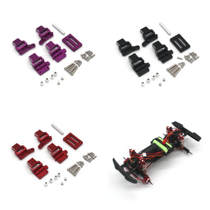 JJRC C8801 C8809 C8813 1/18 RC รถชิ้นส่วนโลหะวงเล็บโช้คอัพหน้าและหลัง