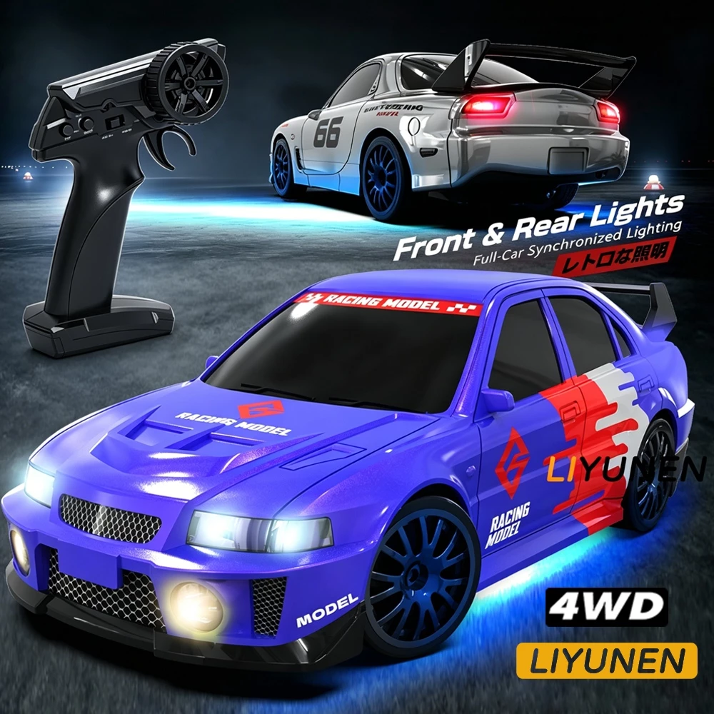 4wd RC 1/24 Drift Racing รถของเล่น GTR AE86 รถรุ่น Ford Mustang กีฬาสไตล์รถรีโมทคอนโทรลรถของเล่น thumbnail 5