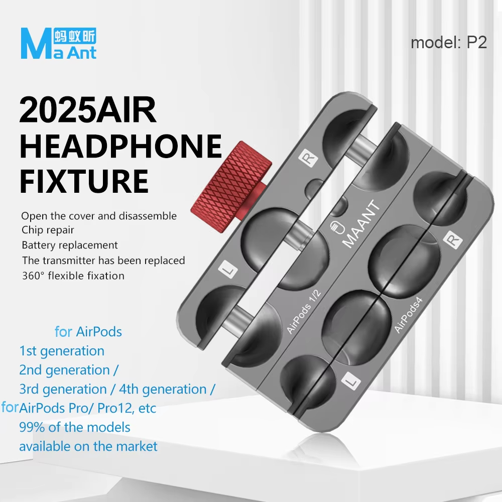 Maant P2 2025 AIR หูฟังซ่อม CLAMP Fixture หูฟังแบตเตอรี่การบํารุงรักษา Alignment Fixing Holder Fixtu
