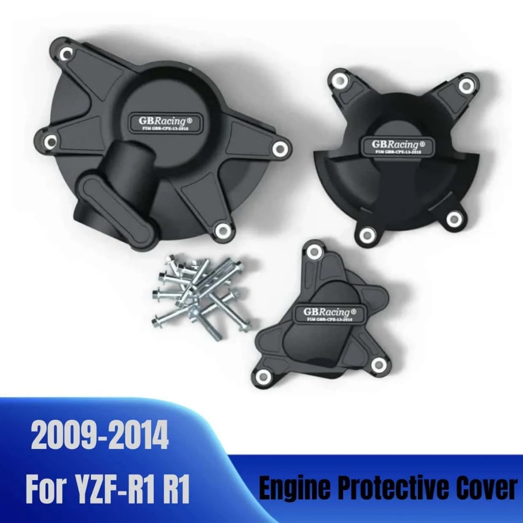 สําหรับ YAMAHA YZF-R1 R1 2009-2014 สําหรับ GBRacing เครื่องยนต์ป้องกันรถจักรยานยนต์ฝาครอบเครื่องยนต์