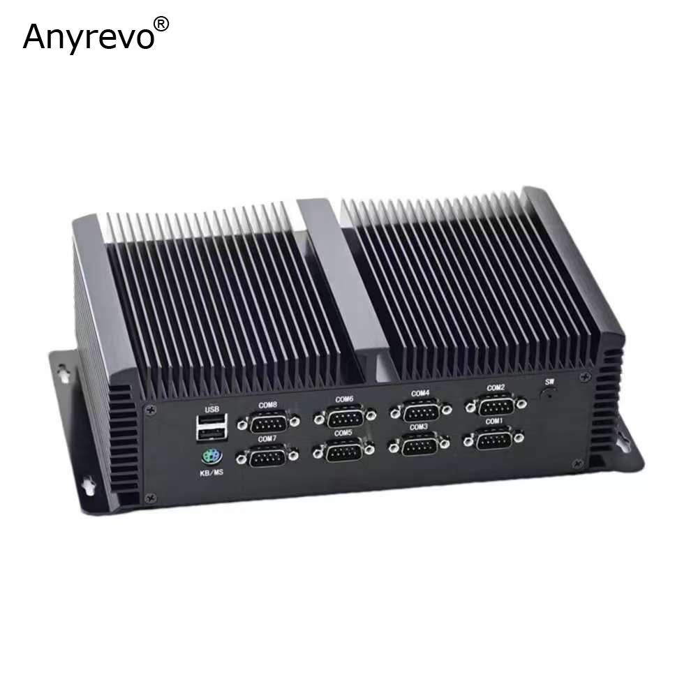 Solid Fanless คอมพิวเตอร์อุตสาหกรรม Intel Core i5-1235U Deca Core Mini PC 3xi226-V 2.5G 2xDDR5 2xPCI