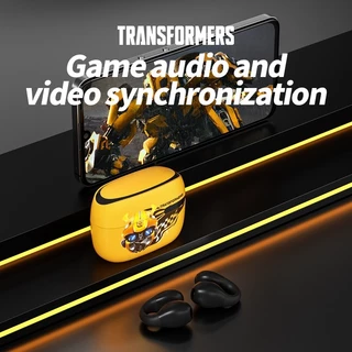 Transformers TF-T05 หูฟังบลูทูธไร้สาย Bluetooth 5.3 ตัดเสียงรบกวน ENC เสียงสเตอริโอ HiFi โหมดเกมมิ่ง ดีไซน์โลหะหมุนได้
