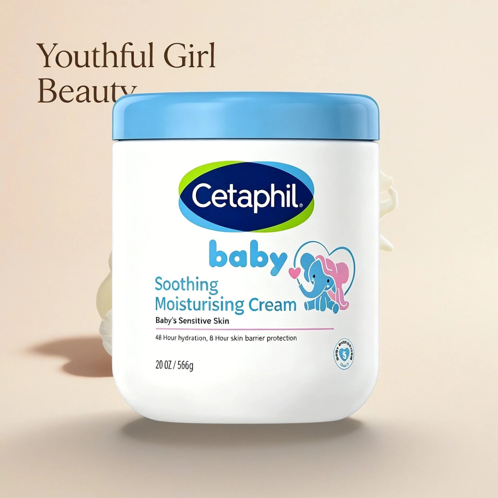 New & UpgradedCetphil Baby Soothing Moisturisting Cream 566g, 48HR Hydration & 8HR Barrier Protectio
