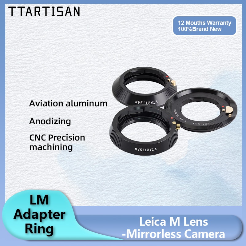 Ttartisan adapter M-E M-RF M-FX M-E M-RF M-FX M-GFX M-Z M-L M-GFX สําหรับเลนส์กล้อง Leica M sony canon nikon fuji Sigma
