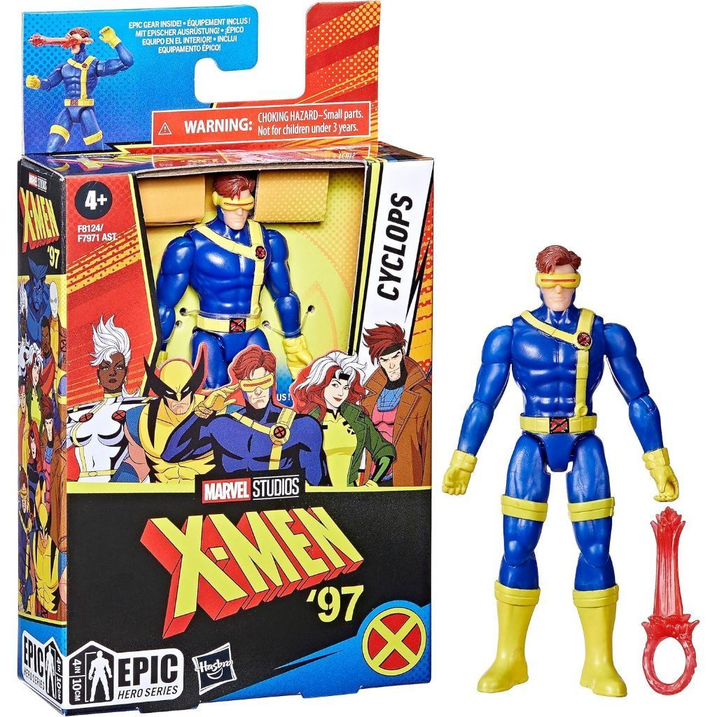 Marvel Marvel Epic Hero Series Cyclops Action Figure, 4 นิ้ว (ประมาณ 10.2 ซม.) X-Men Action Figure, 