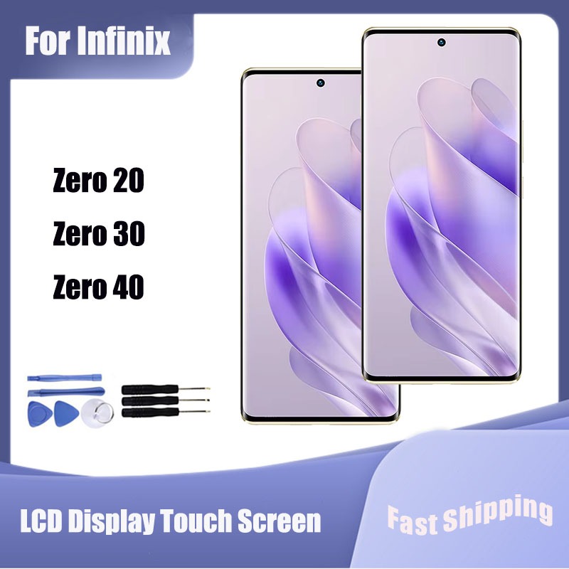 สําหรับ Infinix Zero 20 X6821 Zero 30 X6731 X6731B Zero 40 X6860 X6861 จอแสดงผล LCD หน้าจอสัมผัส